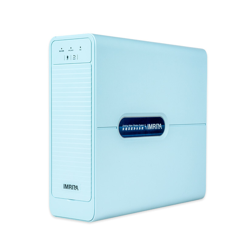 【門店同款】愛瑪特凈水器家用600G大通量直飲機(jī)自來水過濾器長效RO膜反滲透凈水機(jī) IMT-RS8 藍(lán)色